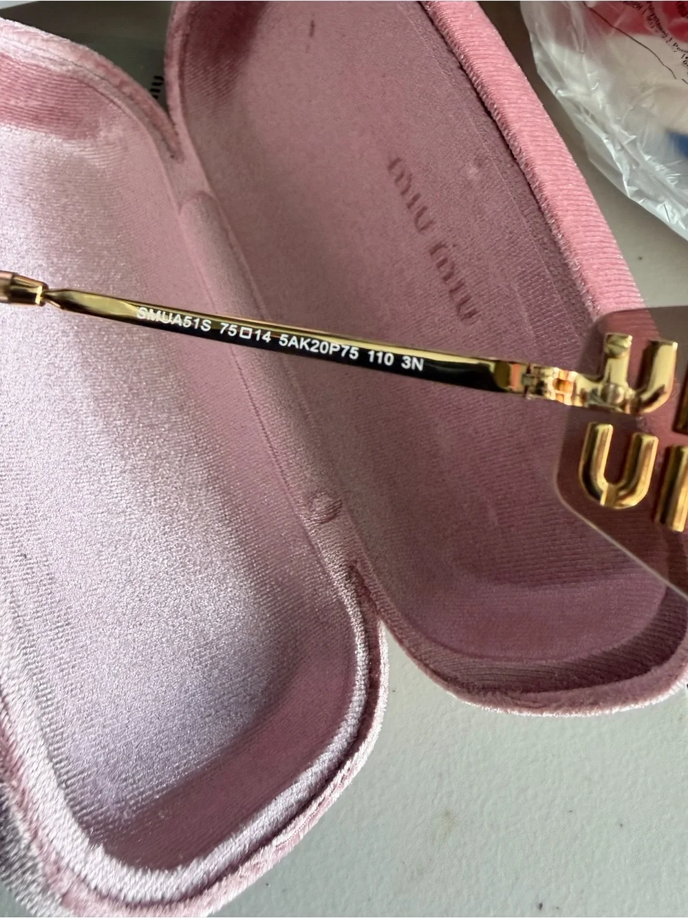 Miu Miu Women's Rimless Sunglasses in Brown